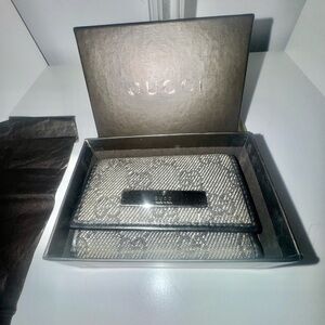 Gucci Vintage Key and Card Holder w/COA and Box